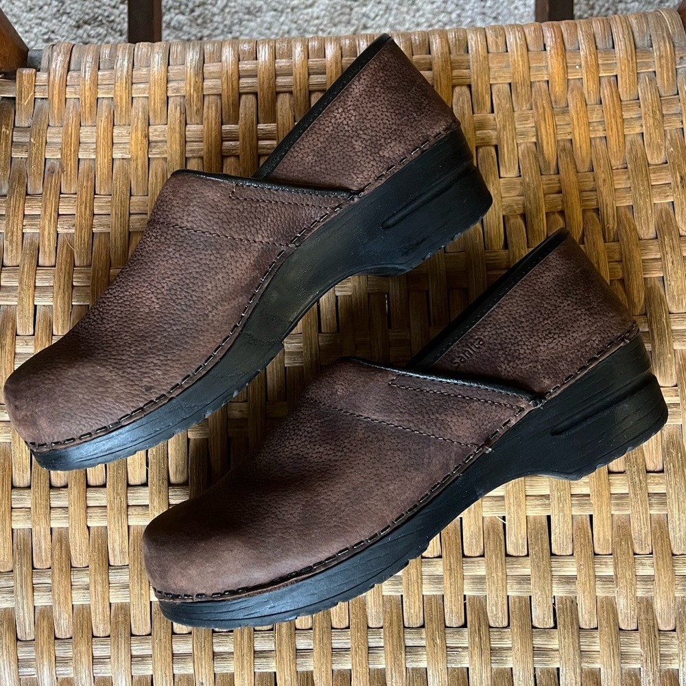 Sanita Brown Clogs